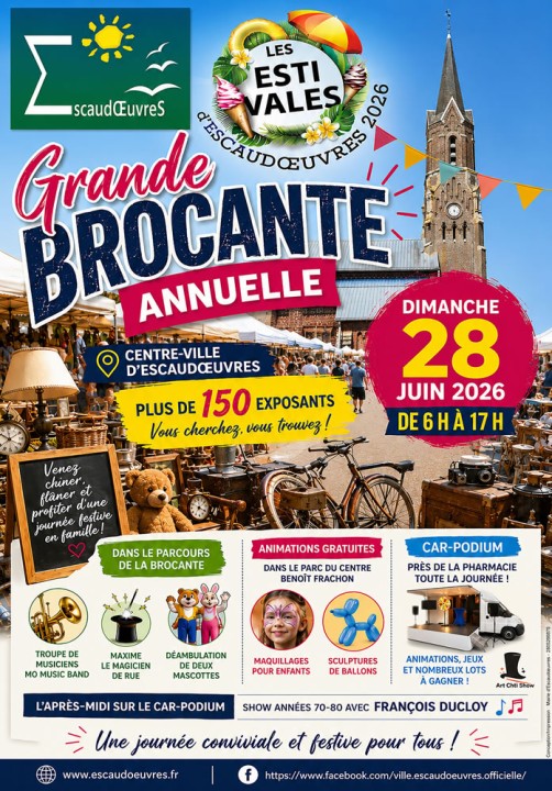 Affiche de Brocante