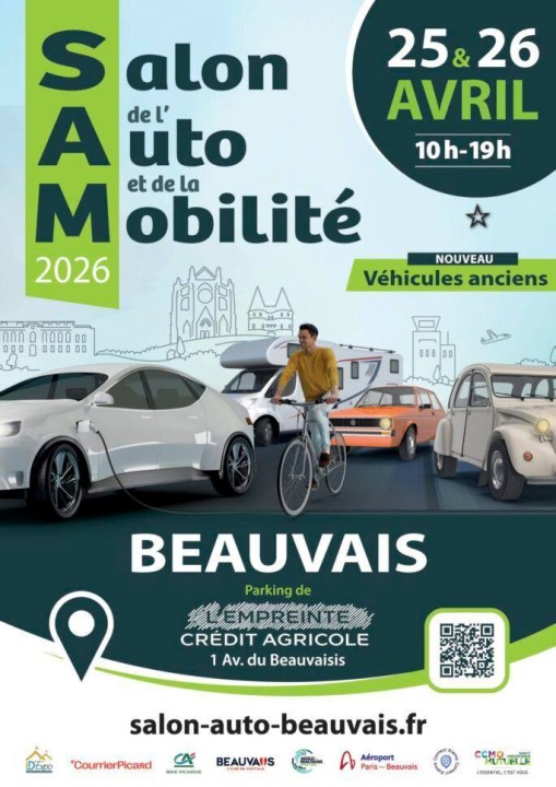 Affiche de Salon de l'Auto et de la Mobilité