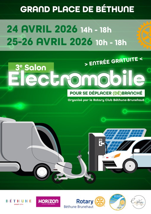 Affiche de 3 ème Salon Electromobile