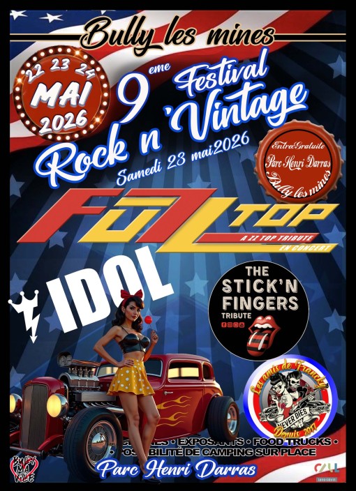 Affiche de 9ème Festival Rock n'Vintage