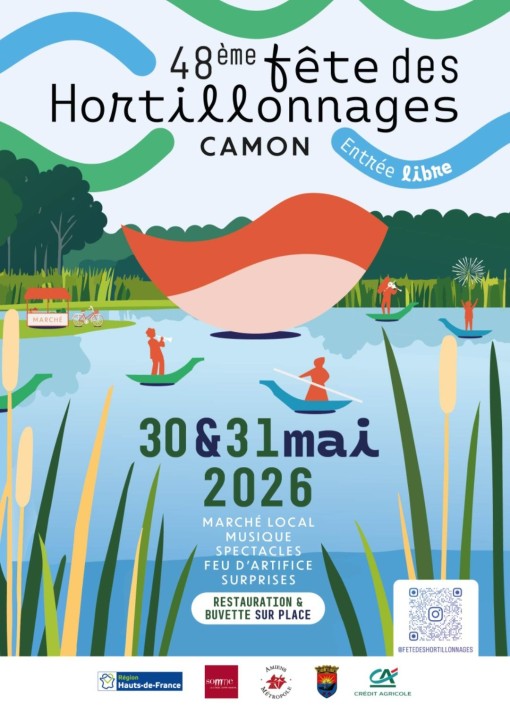 Affiche de Fête des Hortillonnages