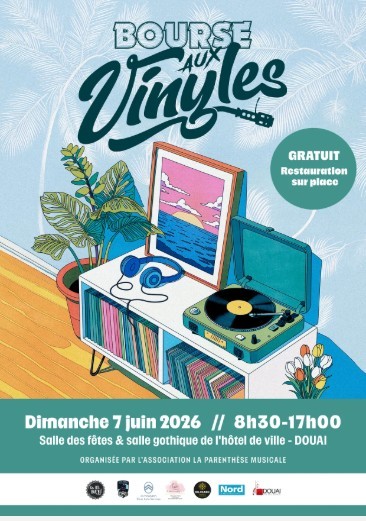 Affiche de Bourse aux Vinyles