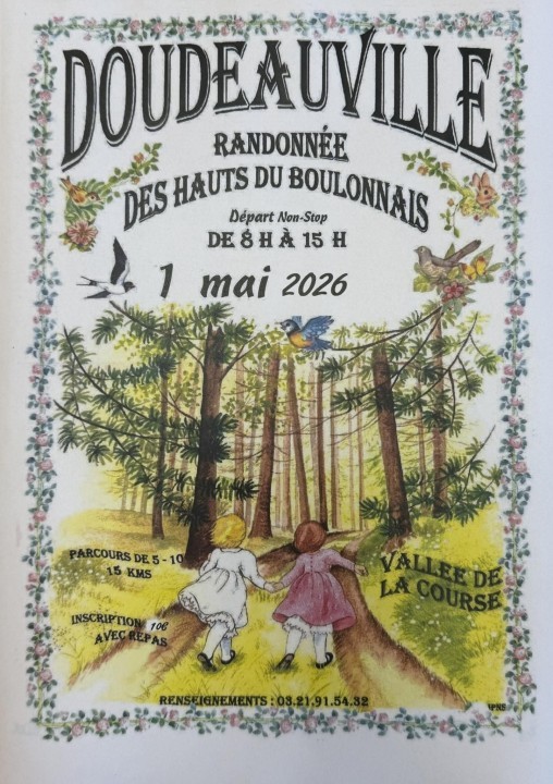 Affiche de Randonnée Des HAUTS DU BOULONAIS