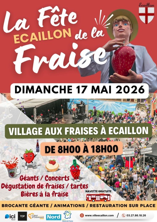 Affiche de La Fête de la Fraise
