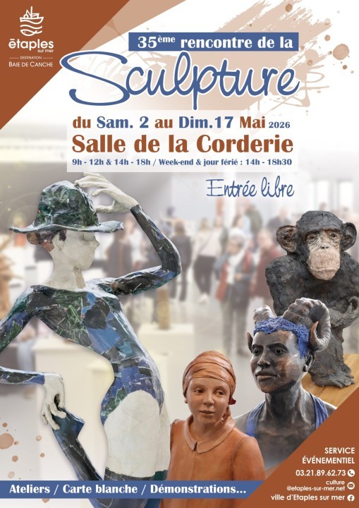 Affiche de 35ème rencontre de la Sculpture