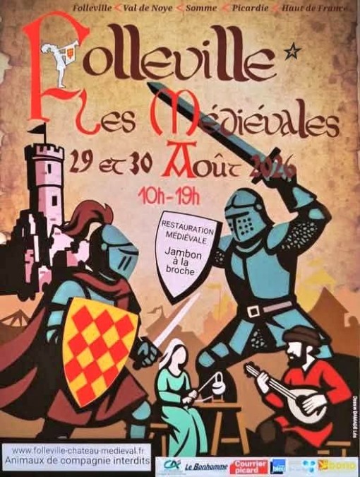Affiche de Folleville Les Médiévales