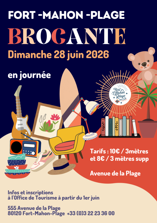 Affiche de Brocante de l'Office de Tourisme