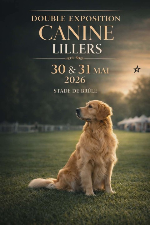 Affiche de Double Exposition Canine