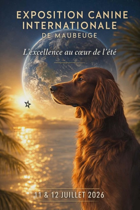 Affiche de Exposition Canine Internationale