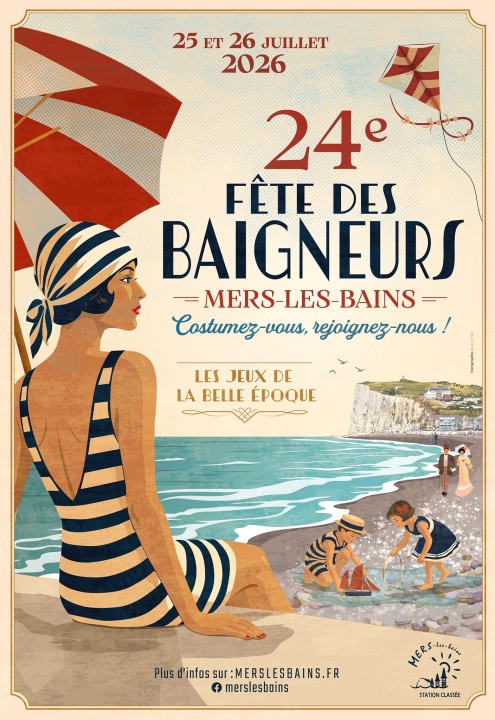 Affiche de 24ème Fête des BAIGNEURS