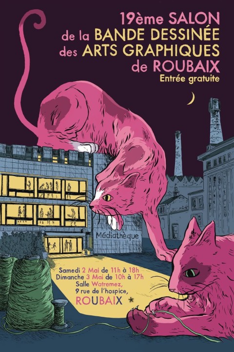 Affiche de 19 ème Salon de la Bande Dessinée