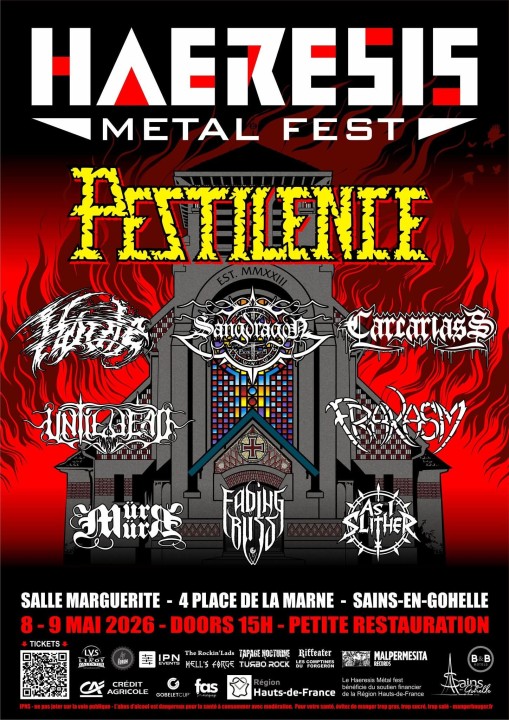 Affiche de Haeresis Métal Fest